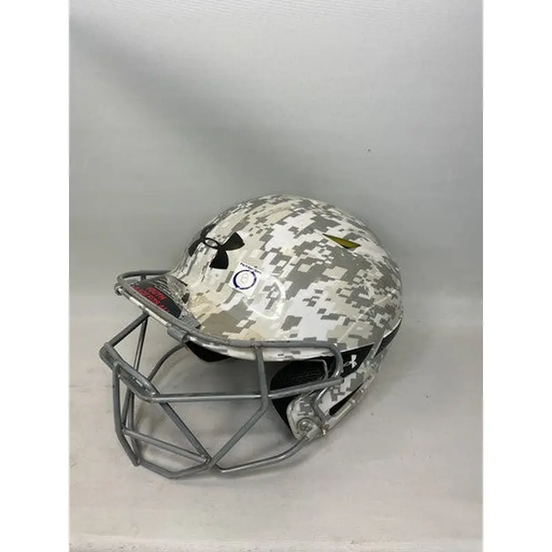 Used Under Armour Youth Ua Batting Helmet W Mask Grey Sm 11859-s000016277