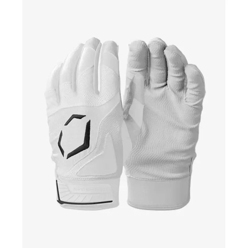 New Evoshield Srz1 Youth Batting Gloves White Sm