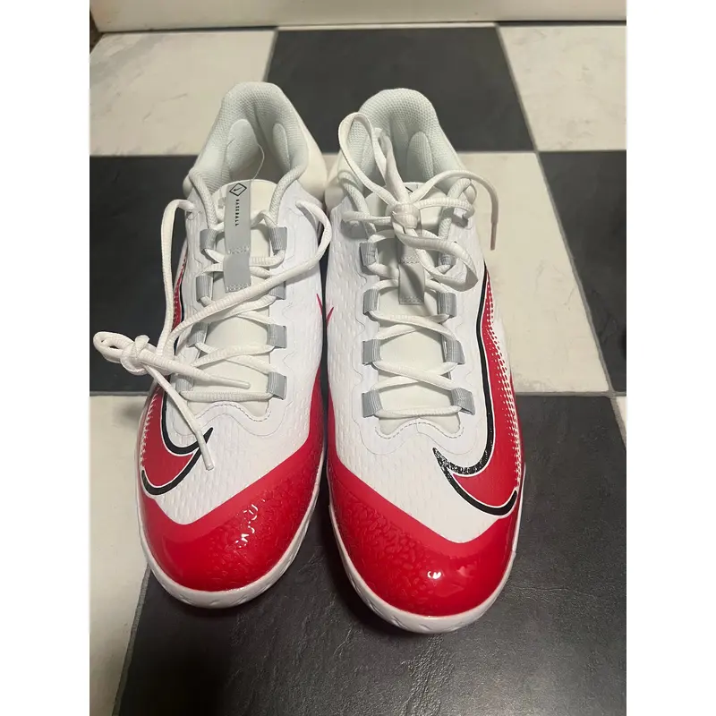 Red New Men's Low Top Metal Nike alpha huarache elite 4
