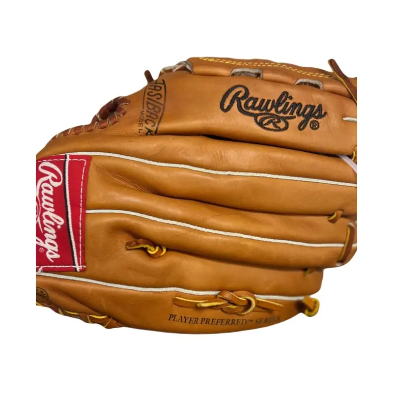 Used Rawlings Left Hand Throw Outfield Baseball Glove 12.5"