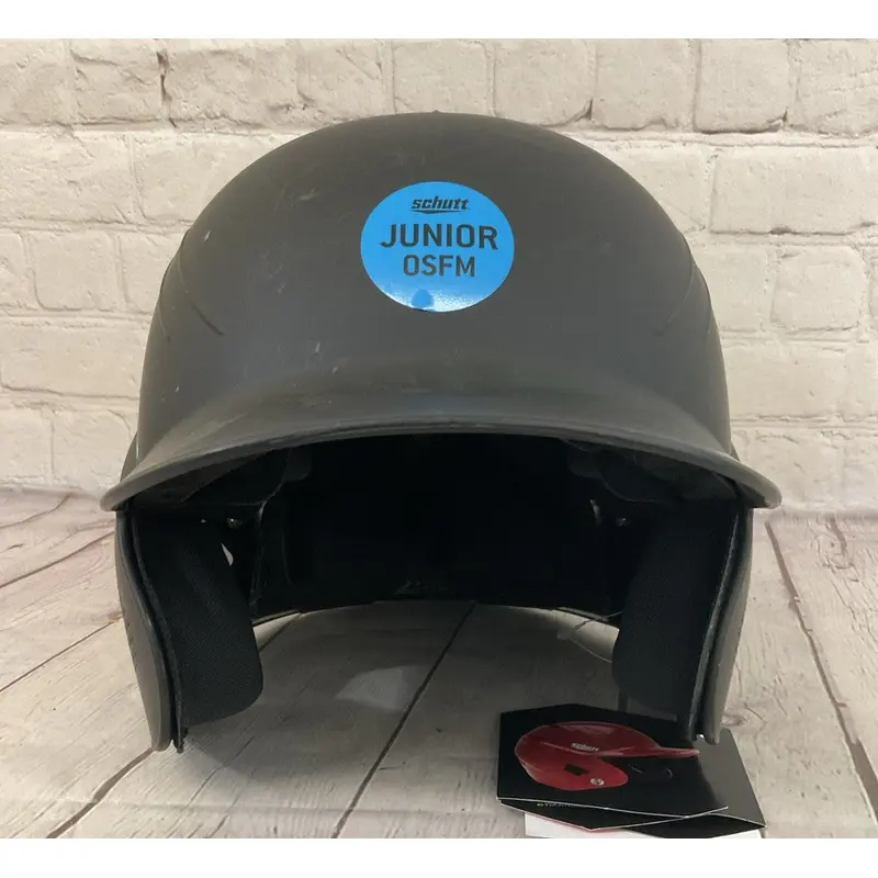 Schutt 334250 Youth Lightweight Baseball Helmet Matte Black OSFM