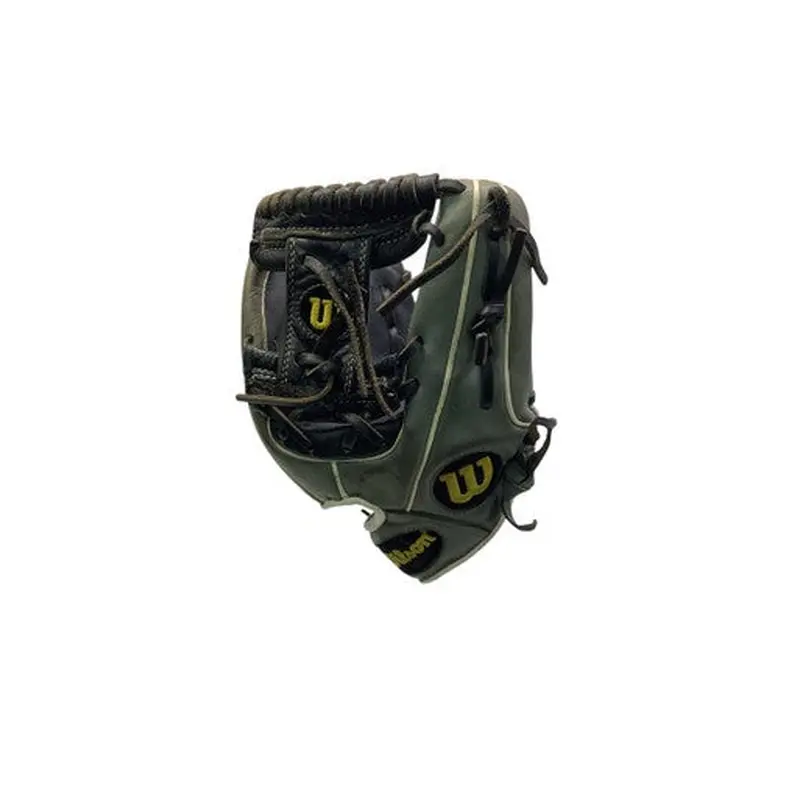 Used Wilson A500 11IN GREY/BLACK BB/SB Glove RH Throw Grey 11" 11347-S000253910