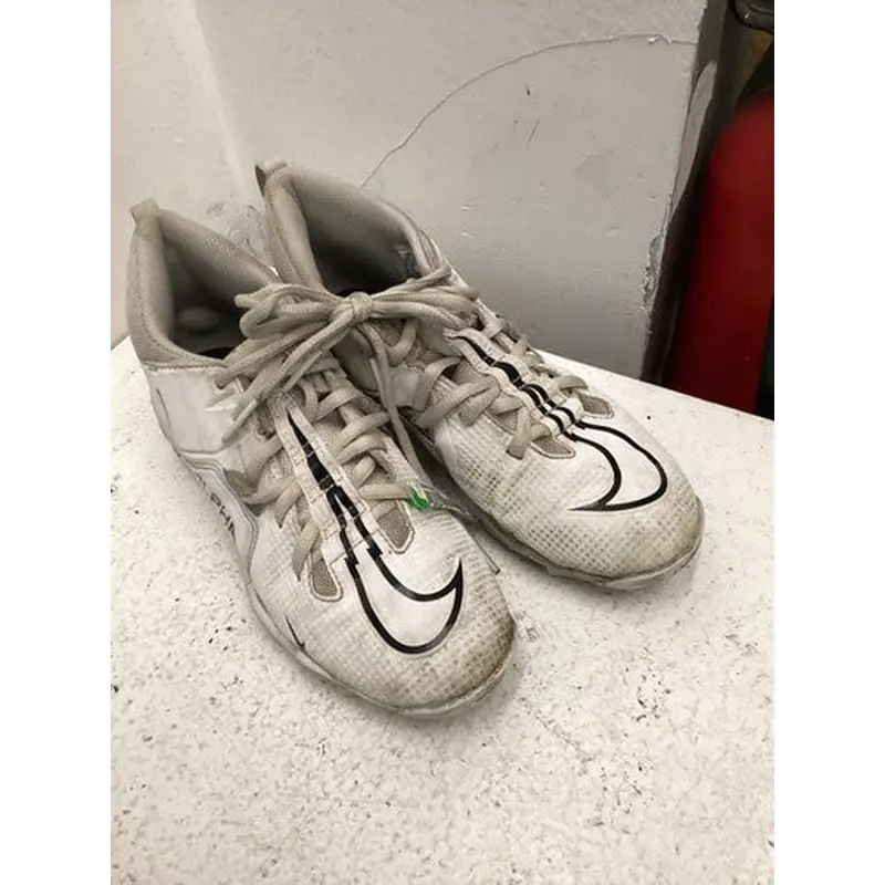 Used Nike ALPHA BB/SB Cleats White Junior 05 11443-S000197125