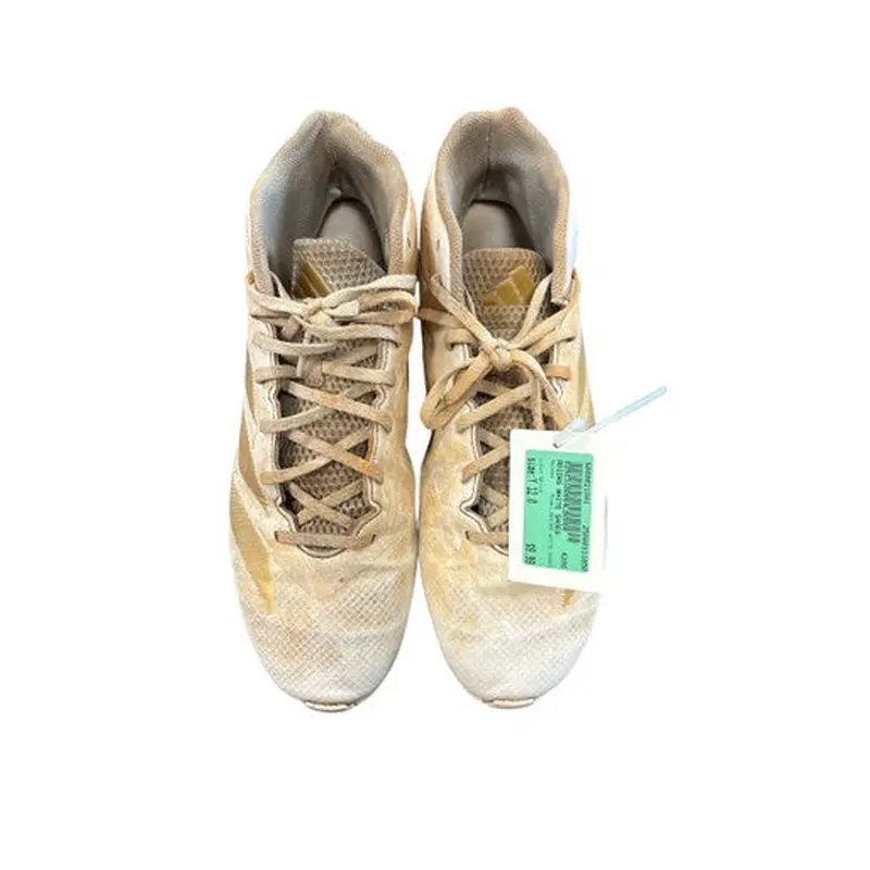 Used Adidas ADIDAS WHITE SHOES BB/SB Cleats White Youth 12.0 11850-S000021081