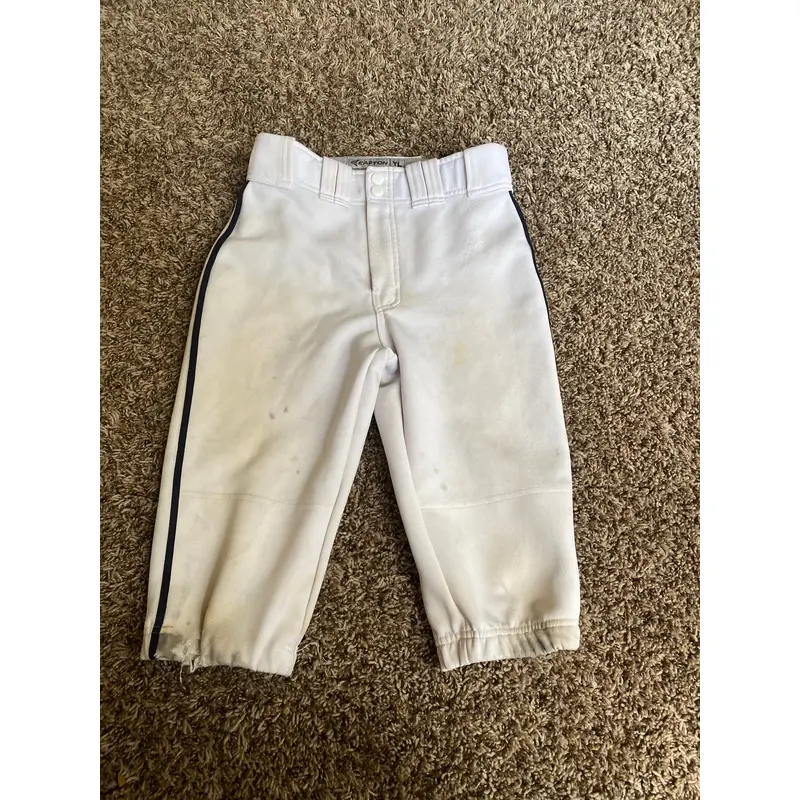 Easton youth baseball pants used condition YL
