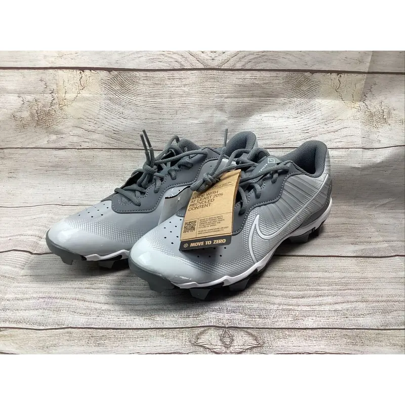 Nike Alpha Huarache 4 Keystone Cleats Mens 10 Grey/Platinum/White DJ6524-012