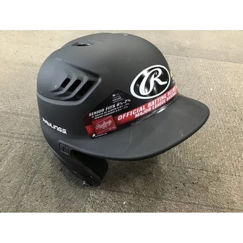Used Rawlings R16 Batting Helmet No Mask Black One Size 11614-s000203842