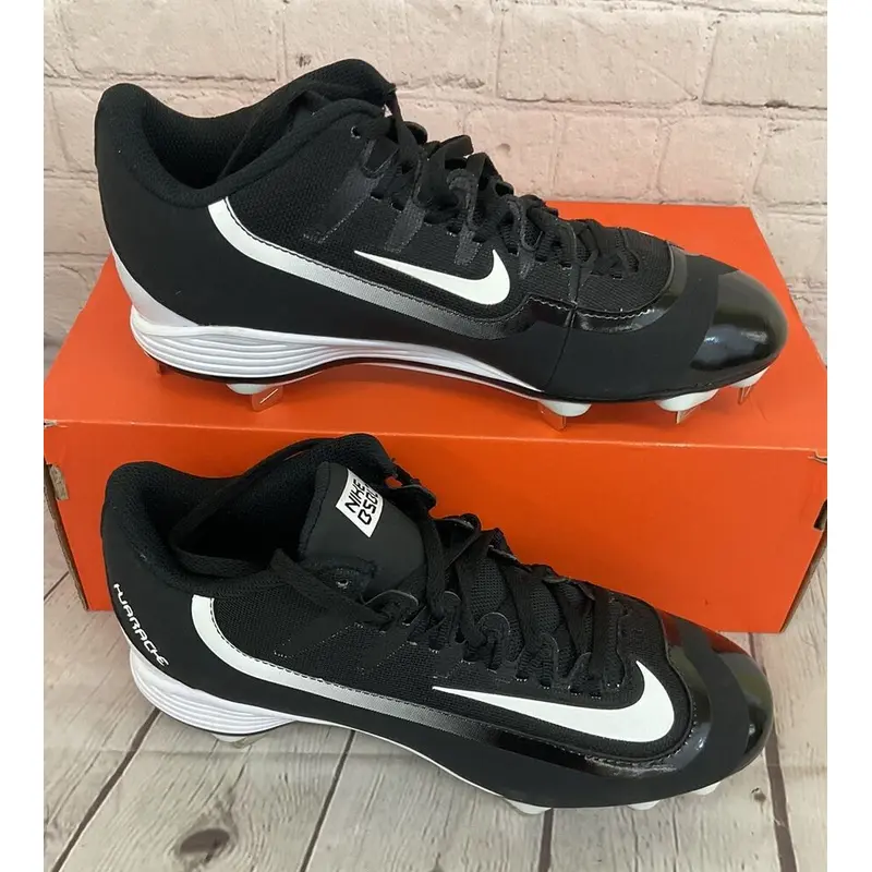 Nike 807126 010 Huarache 2KFilth Pro Low Mens Baseball Cleats Black White US 6.5