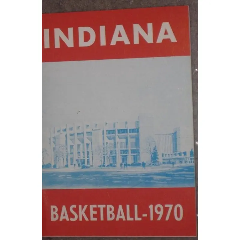1970 INDIANA UNIVERSITY BASKETBALL MEDIA GUIDE