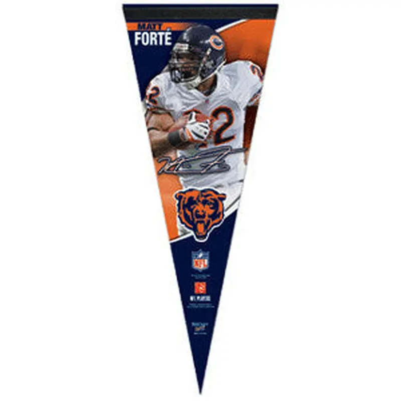 Matt Forte "Signature" Chicago Bears Premium Collector's Pennant (L.E. /2,009)