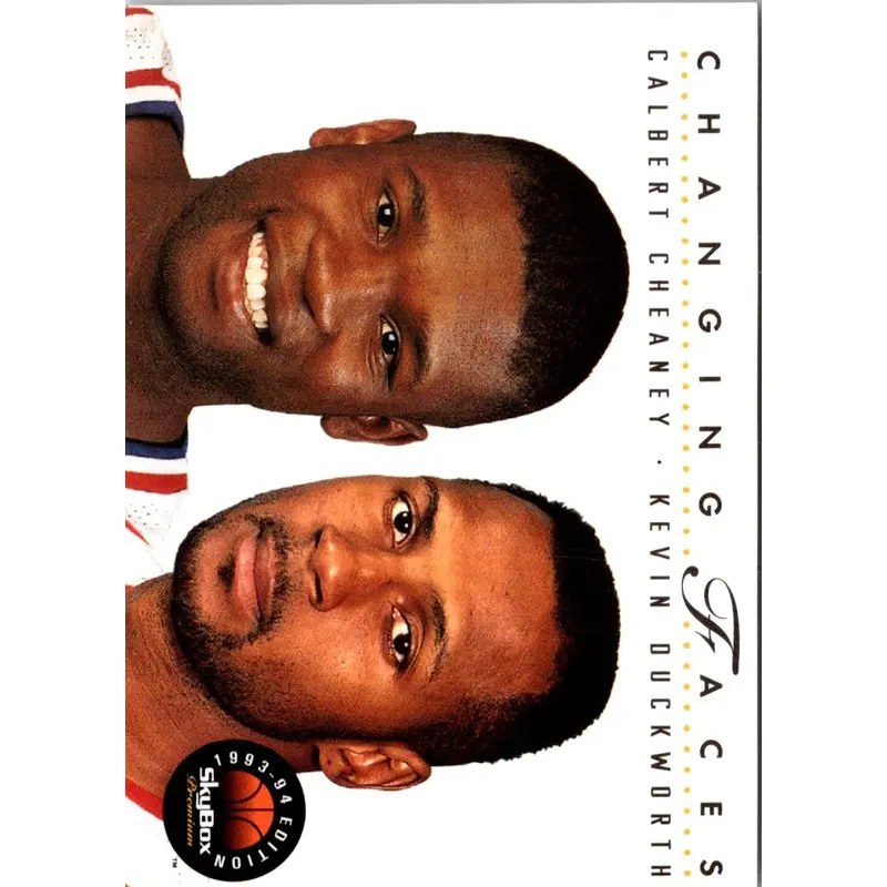 1993 SkyBox Calbert Cheaney/Kevin Duckworth #318