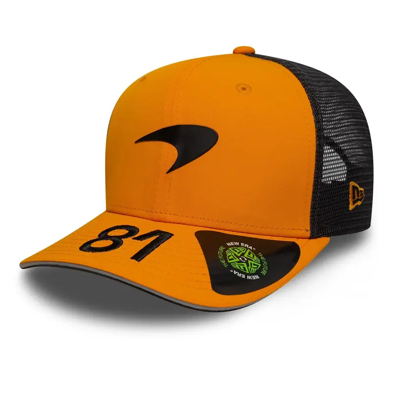 McLaren Racing Replica Oscar Piastri Orange 9SEVENTY Stretch Snap Adjustable Cap