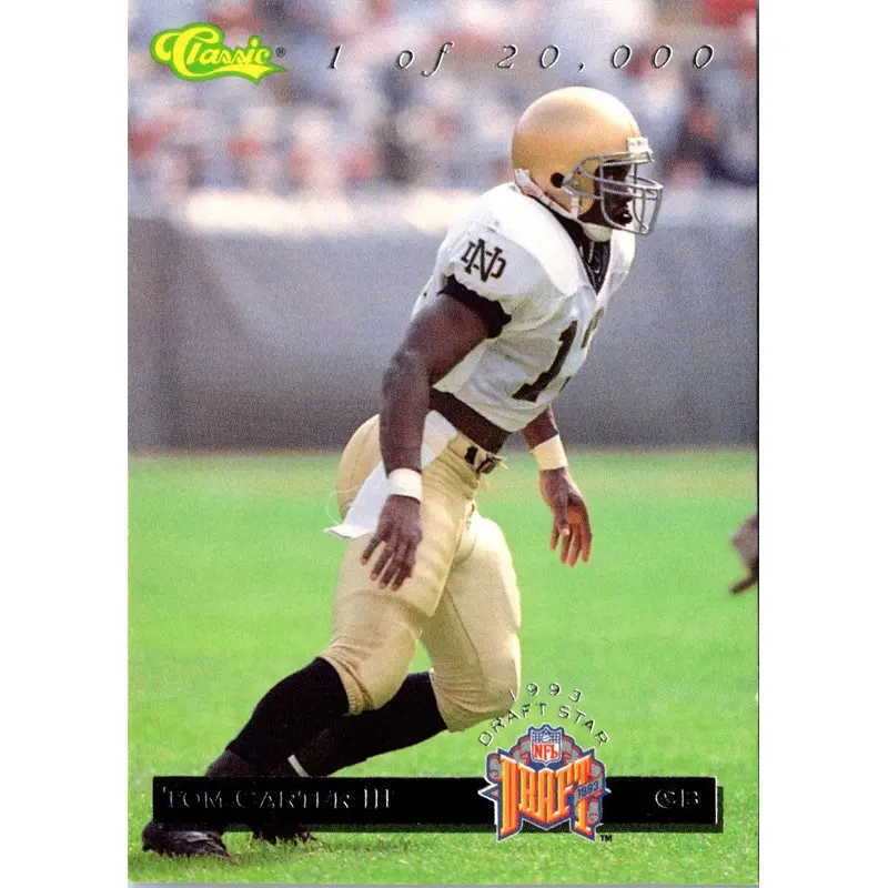 1993 Classic Draft Stars Tom Carter #DS10