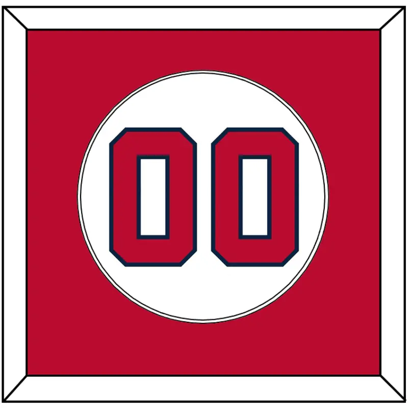 Atlanta Number - Home White - Single Mat 1