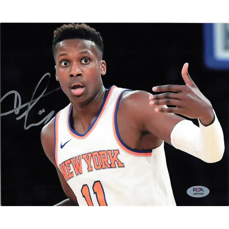 Frank Ntilikina signed 8x10 photo PSA/DNA New York Knicks Autographed