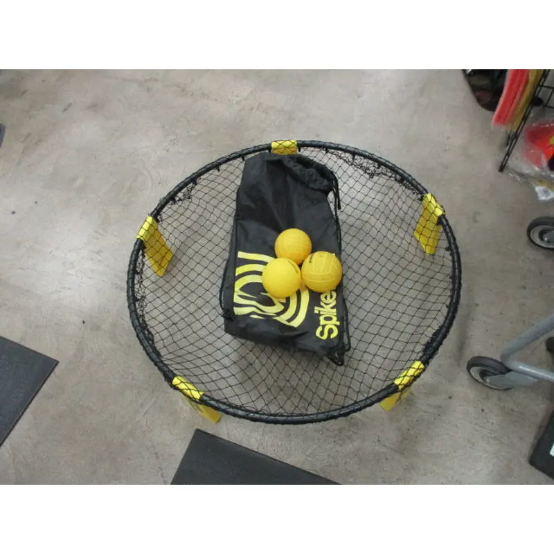 Used Spike Ball Yard Game With Carrying Bag 3- Balls