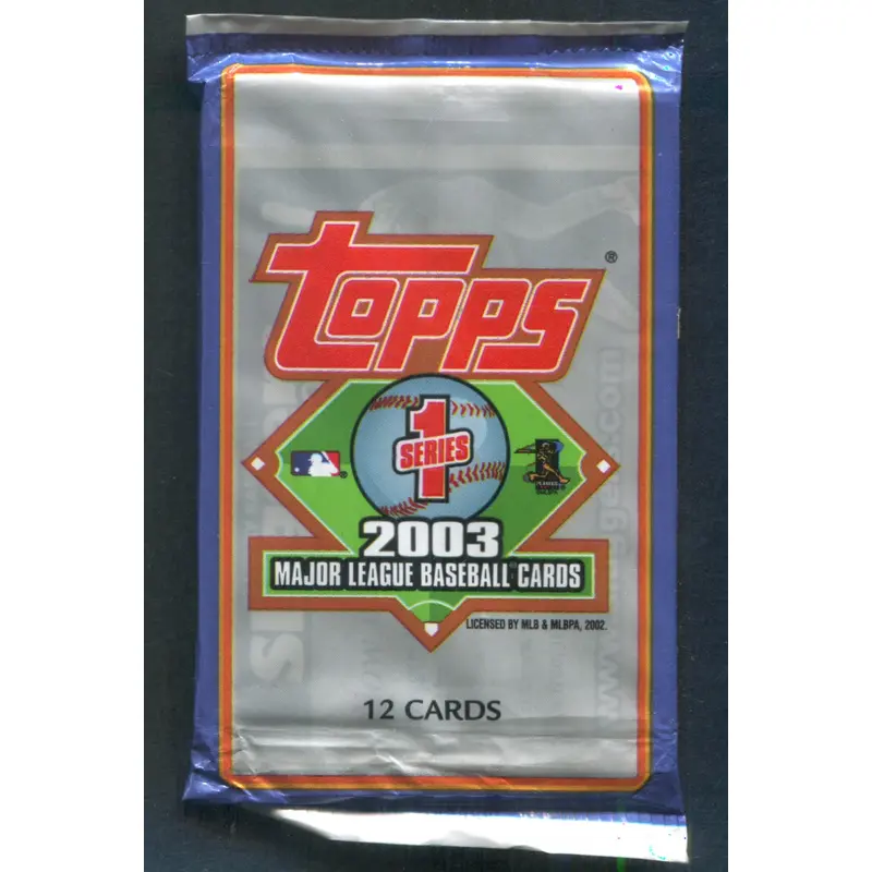 2003 Topps Baseball Unopened Series 1 Pack (12)