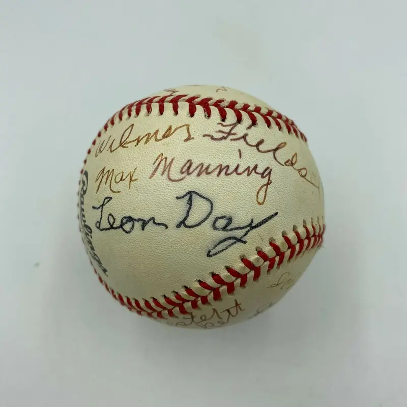 Negro League Hall Of Famers & Legends Multi Signed Baseball 11 Sigs JSA COA