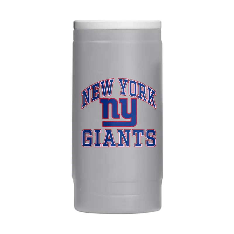 New York Giants 12oz Athletic Powdercoat SlimCan Coolie