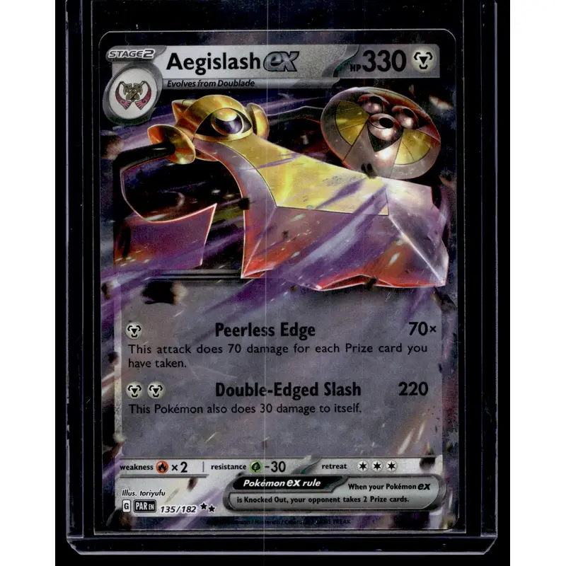 2023 Pokemon - Scarlet & Violet - Paradox Rift - Aegislash ex #135