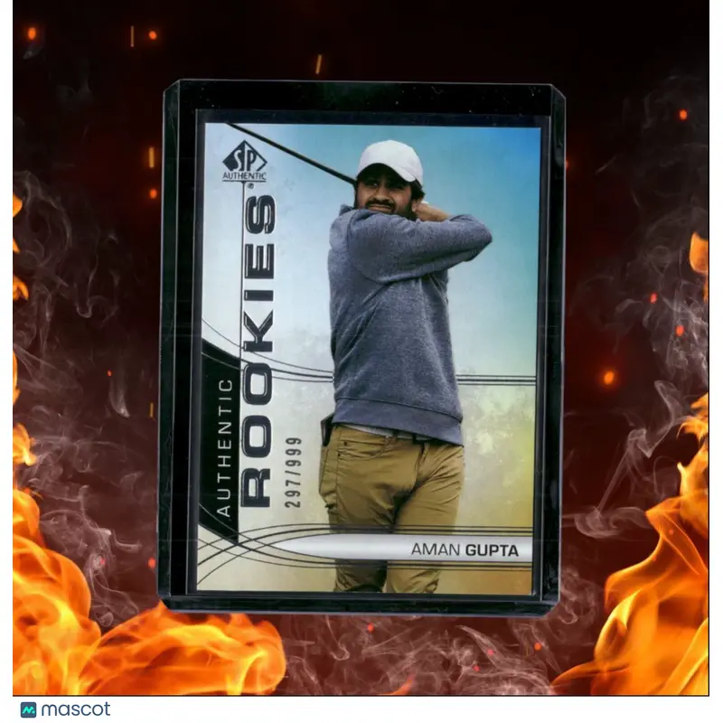 2024 Upper Deck Portfolio Aman Gupta SP Authentic (D) Rookie 297/999 #ARS-AG