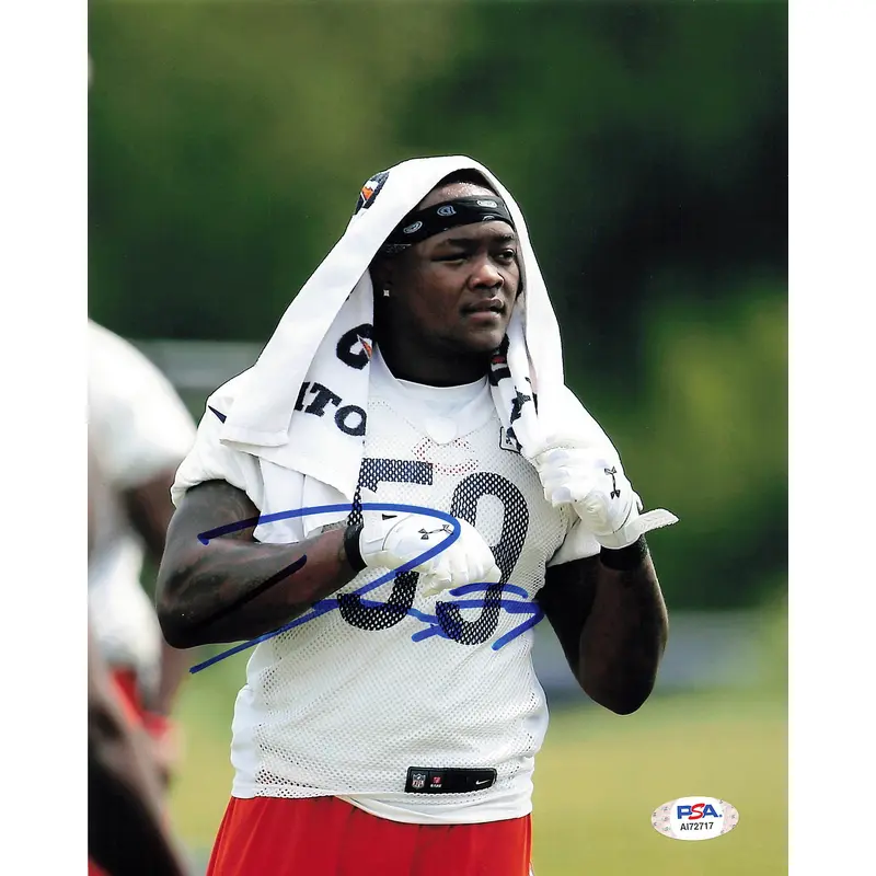 DANNY TREVATHAN Signed 8x10 photo PSA/DNA Chicago Bears Autographed