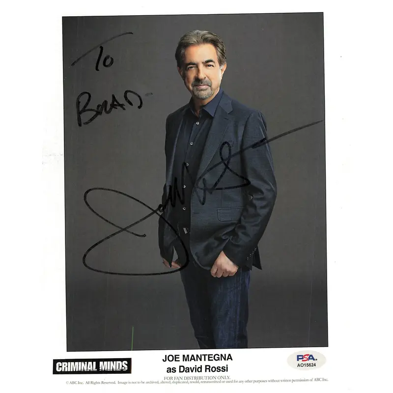Joe Mantegna signed 8x10 photo PSA/DNA Autographed Actor