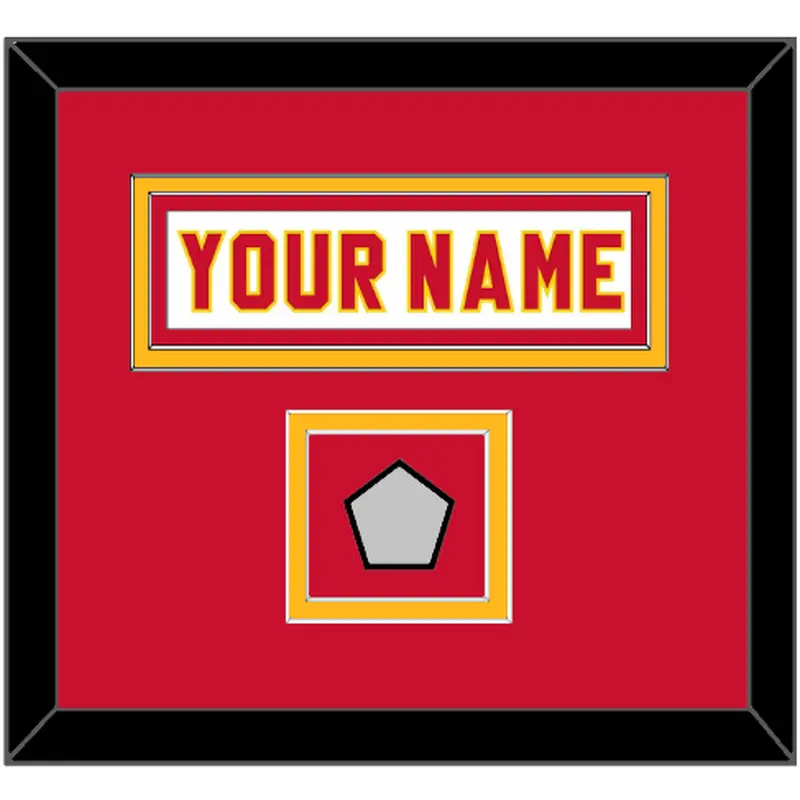 Kansas City Nameplate & Super Bowl Champions Patch - Road White - Double Mat 2