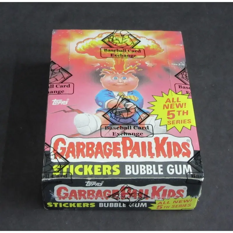1986 Topps Garbage Pail Kids Series 5 Unopened Wax Box (w/ price) (Non) (Poster) (BBCE)