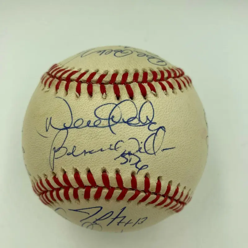 1996 New York Yankees World Series Champs Team Signed Baseball Derek Jeter JSA
