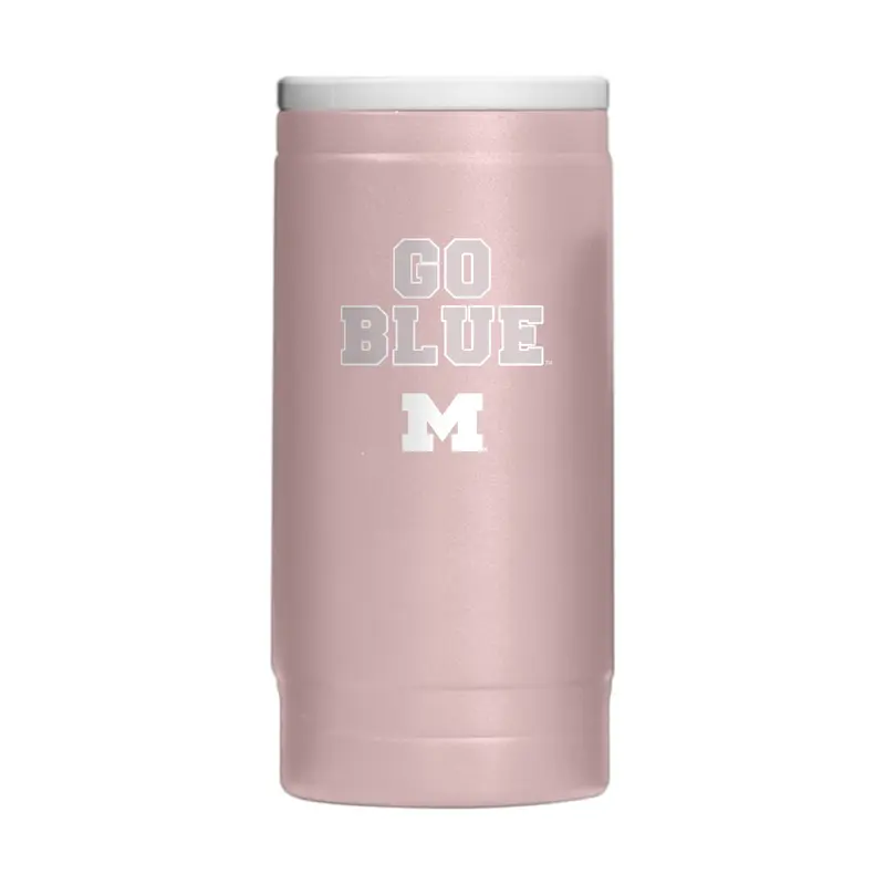 Michigan  Stencil Powder Coat Slim Can Coolie
