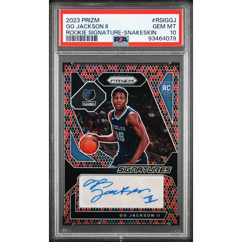 GG Jackson 2023 Prizm Rookie Signature Snakeskin #1/15 PSA 10 Gem Mint