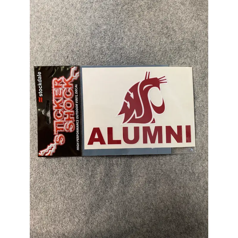 WSU Alumni decal 5x3.5