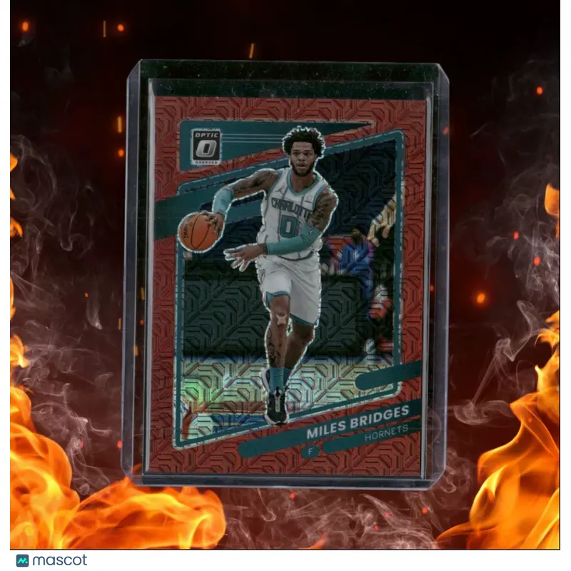 2021-22 Donruss Optic Miles Bridges Choice Red Prizm 04/88 #107