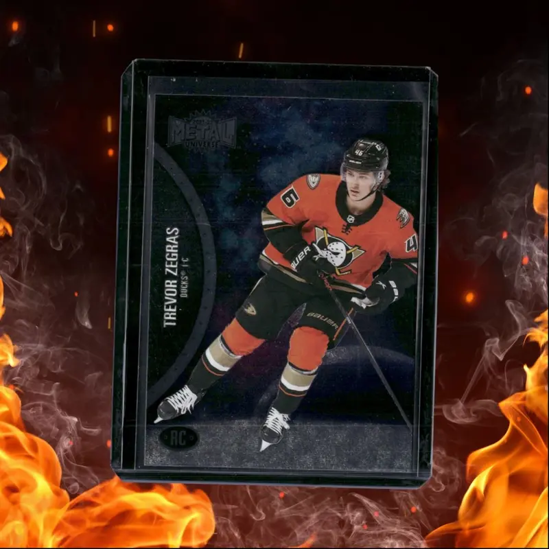 2021-22 Skybox Metal Universe Trevor Zegras (B) Rookie #175