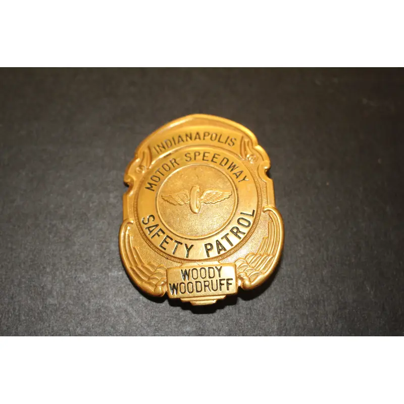Vintage Indianapolis Motor Speedway Rare Safety Patrol Badge