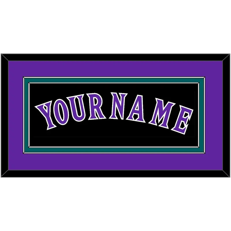Arizona Name - Alternate Black (2001-2006) - Double Mat 3