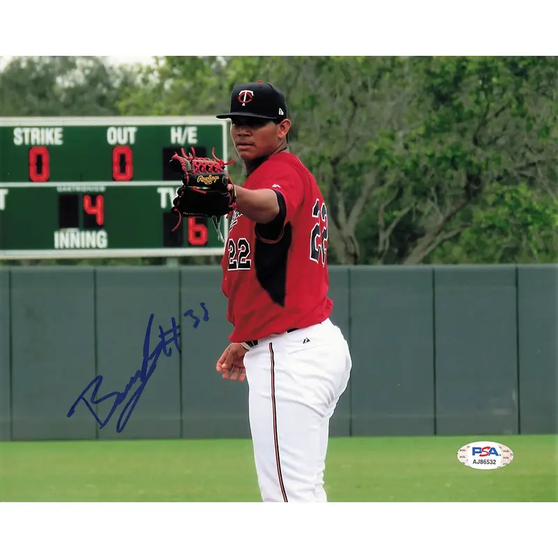 Brusdar Graterol signed 8x10 photo PSA/DNA Minnesota Twins Autographed