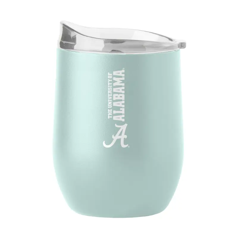 Alabama 16oz Vertical Powder Coat Curved Beverage