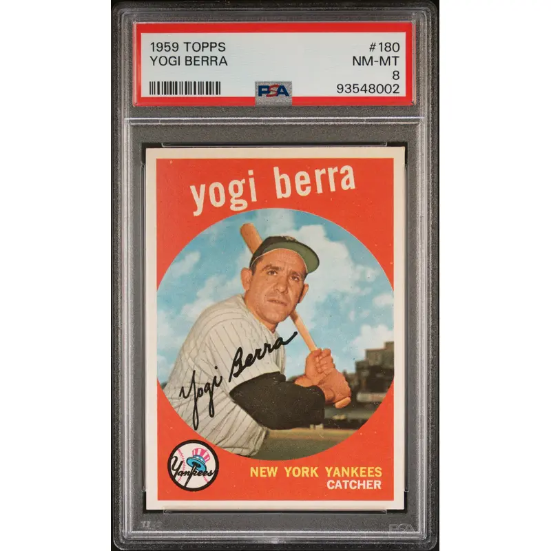Yogi Berra 1959 Topps #180 PSA 8 NM-MINT