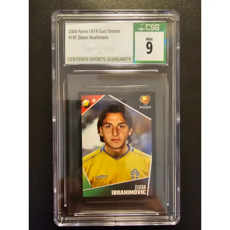 2004 Panini UEFA Euro 2004 - Zlatan Ibrahimovic #197 CSG 9 PRC
