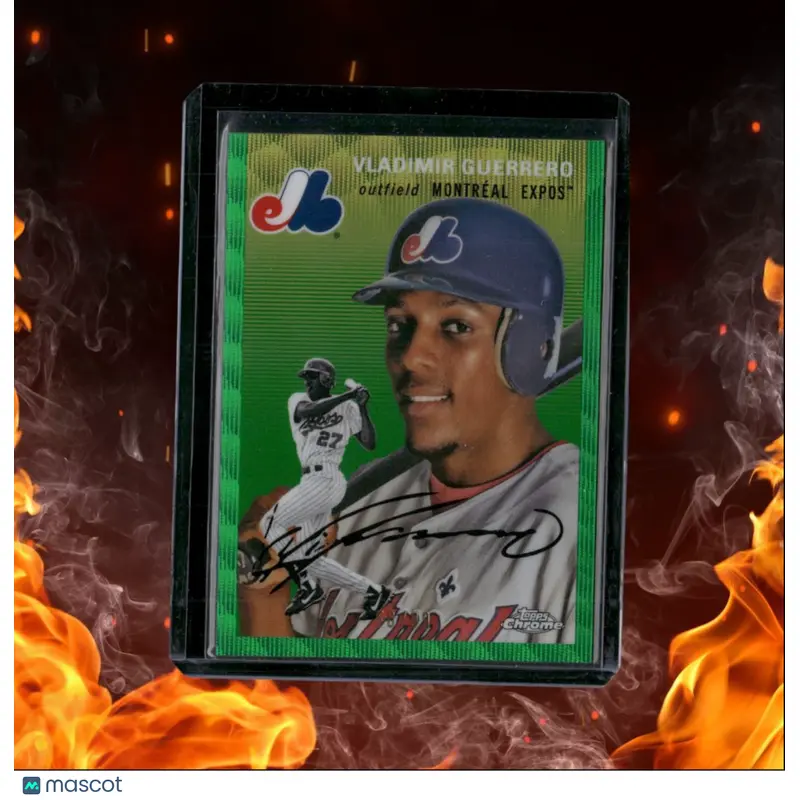 2023 Topps Chrome Platinum Anniversary Vladimir Guerrero SR. Green Shimmer