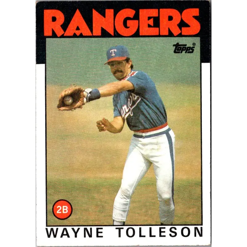 1986 Topps Wayne Tolleson #641