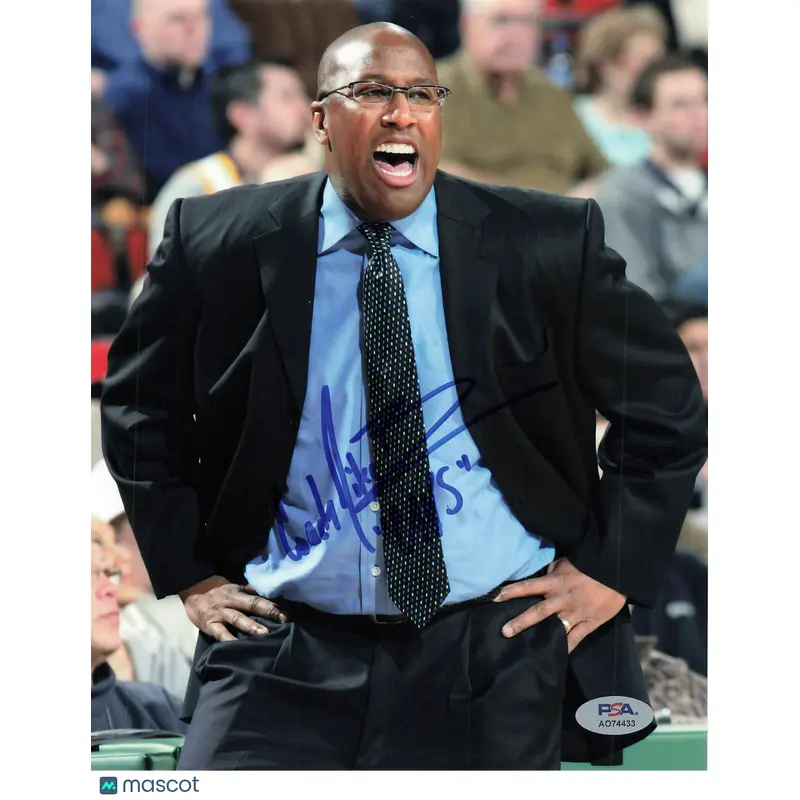 Mike Brown Signed Photo PSA New York Knicks Autographed Coach