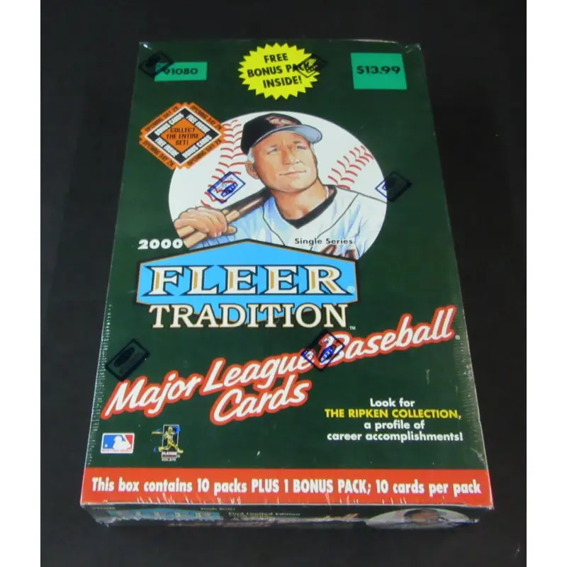2000 Fleer Tradition Baseball Blaster Box (11/10)