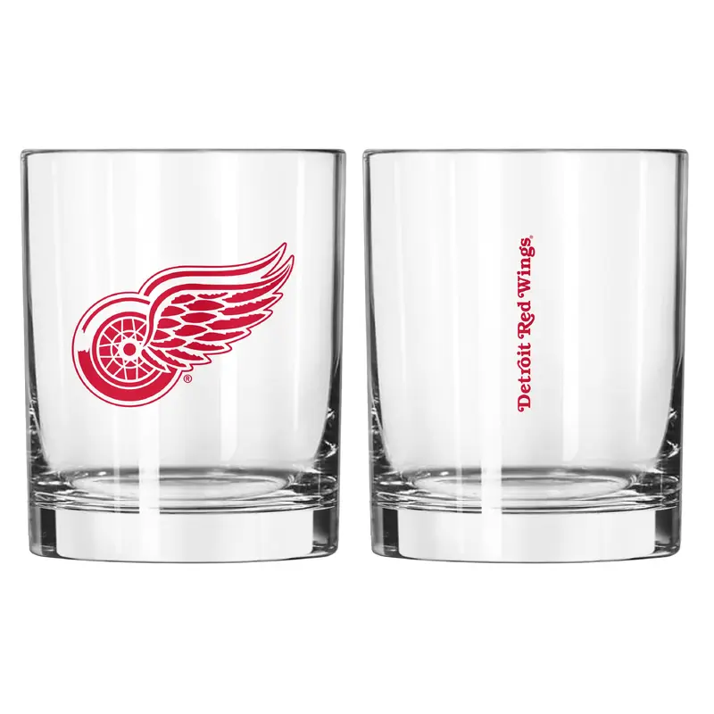 Detroit Red Wings 14oz Gameday Rocks Glass