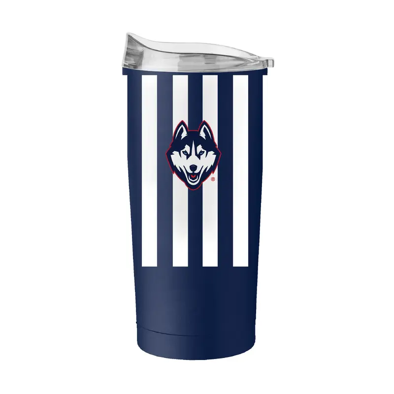 UConn 20oz Striped Powder Coat Tumbler