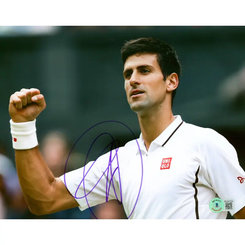 Novak Djokovic Authentic Signed 8x10 Photo Autographed BAS #BG90754