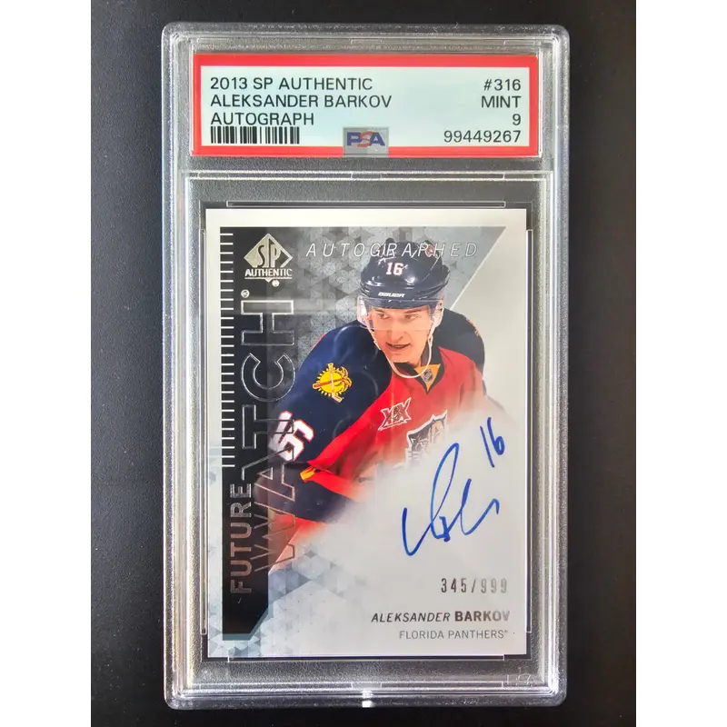 2013-14 Upper Deck SP Authentic Future Watch - Aleksander Barkov #316 /999 PSA 9 RC