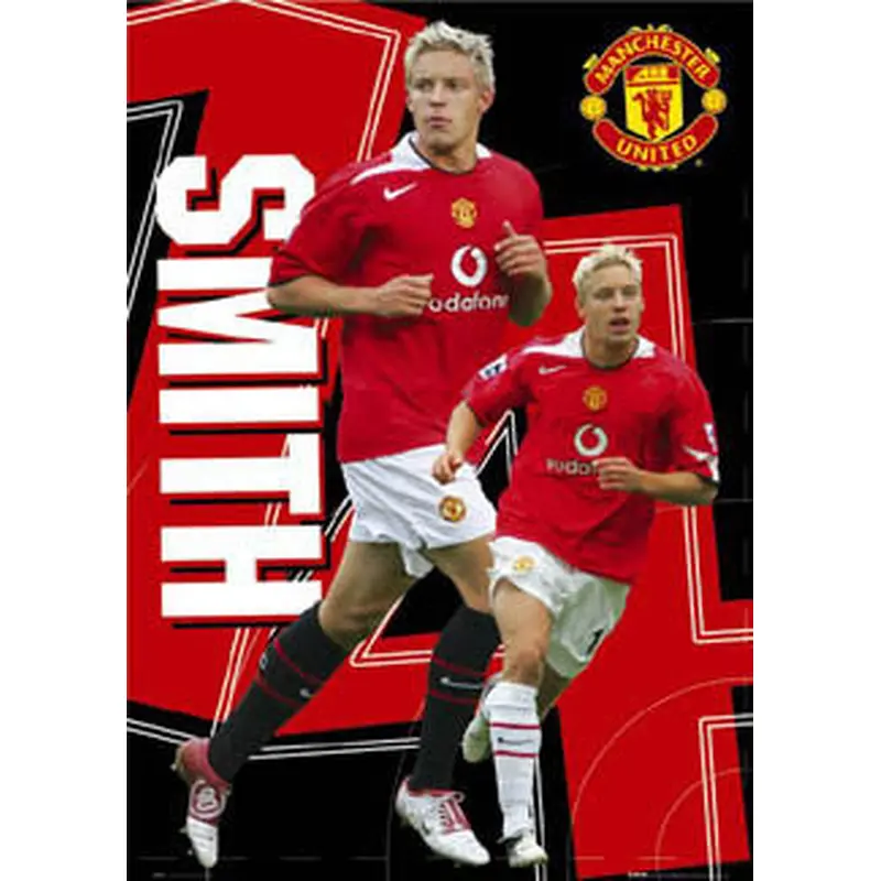 Alan Smith "Action 14" Manchester United FC Poster - GB Posters 2004